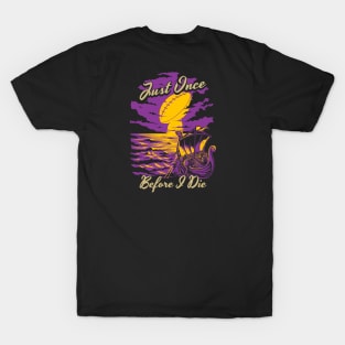 Minnesota Vikings Fans - Just Once Before I Die: Sunset T-Shirt